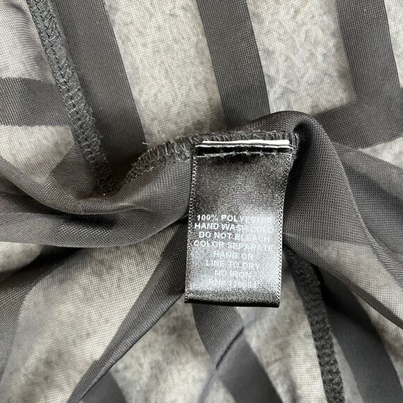 Torrid Cardigan Sweater Women 2/3 Black Open Front Sheer Mesh Velvet Flock Flowy - Picture 4 of 9